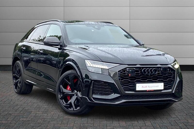 Black Audi RS Q8 performance SUV